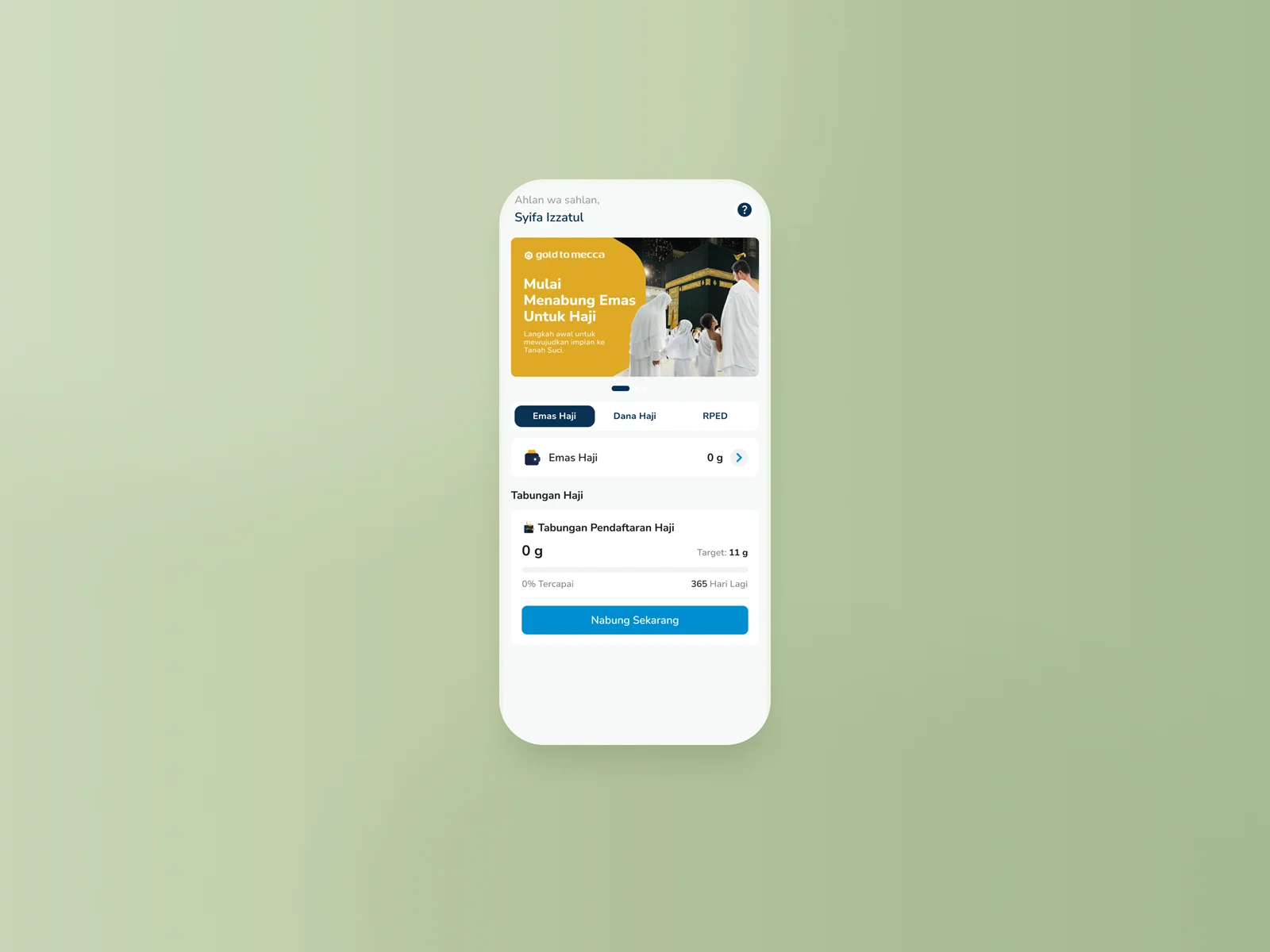 Gold to Mecca — Hajj project preview